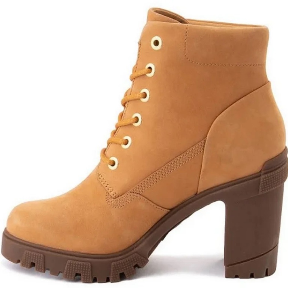 Timberland-Lana Point 6 Inch Lace Up-Wheat Nubuck-Size 9